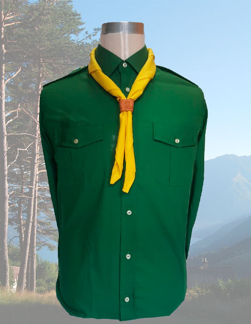 Camicia Scout Verde