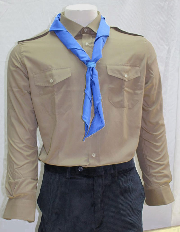 camicia kaki scout