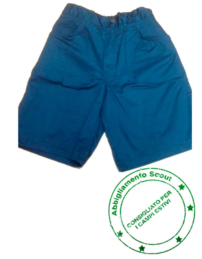 pantaloncino scout cotone bimbo