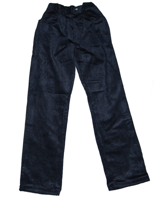 pantalone scout velluto blu bimbo