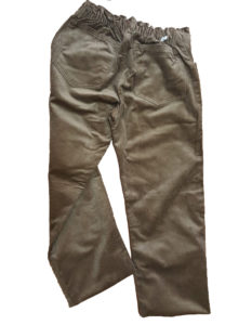 Pantalone scout velluto kaki bimbvo retro