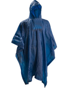 Poncho scout colore blu, dimensioni 54 x 80 cm. Composizione light vinyl. Ideale per proteggersi e ripararsi nelle giornate particolarmente piovose.