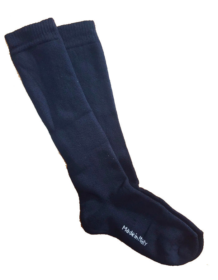 Calzettone Spugna Scout 100% cotone colore blu rinforzato in punta e nel tallone. Disponibile nelle taglie: 32/34 - 35/37 - 38/40